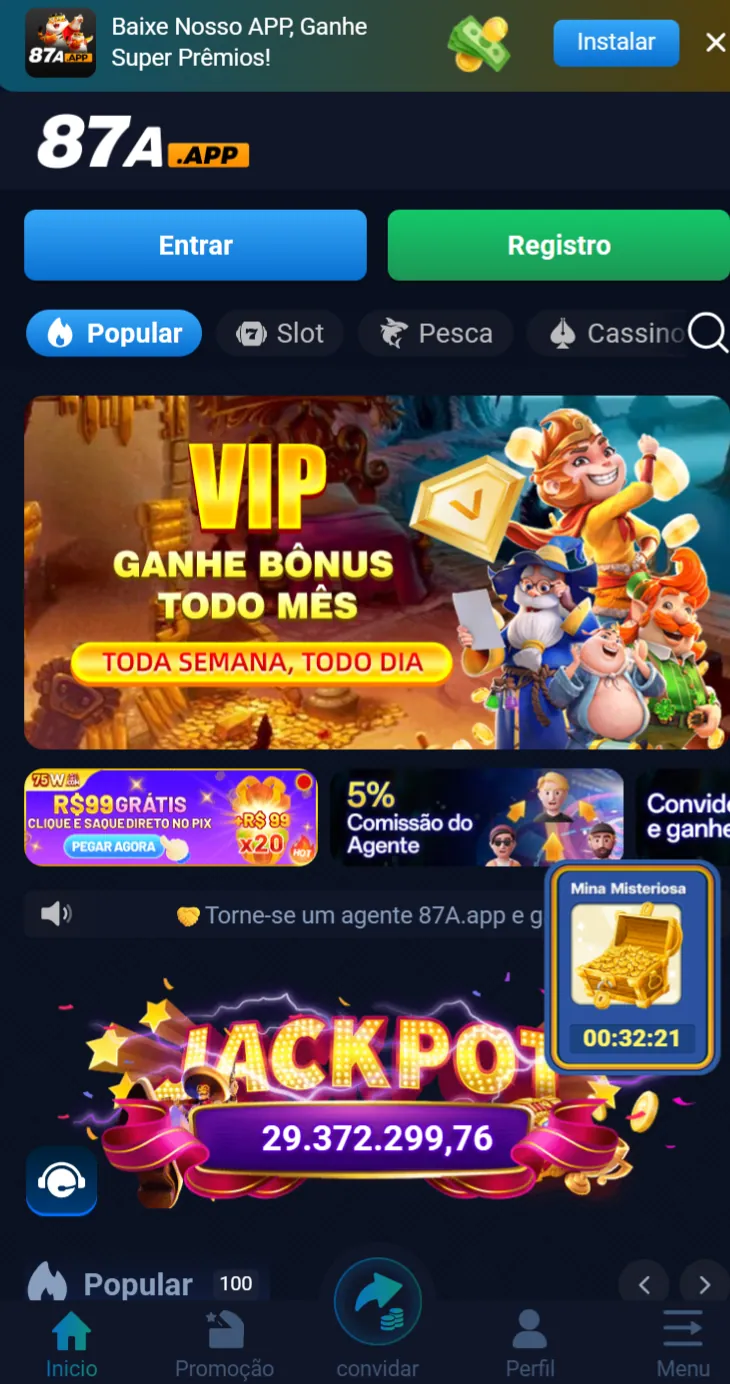 87a Não perca cassino mobile com giros grátis Entre Já